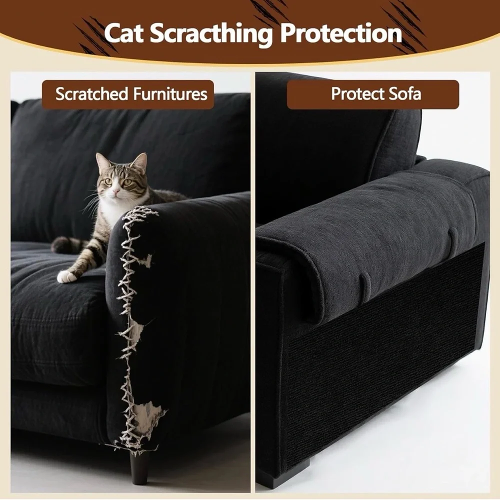 Black Cat Scratch Protector for Furniture NWT